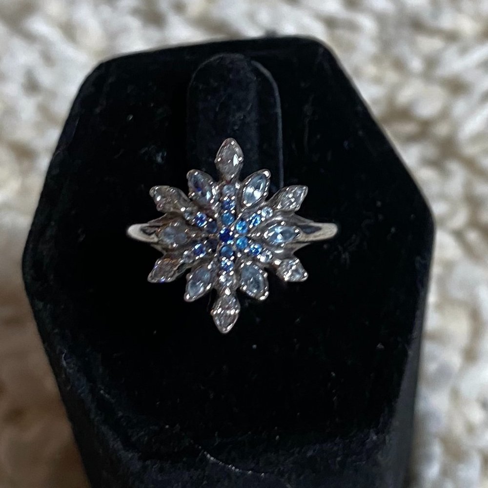 Snowflake Pandora ring - Picture 2 of 3